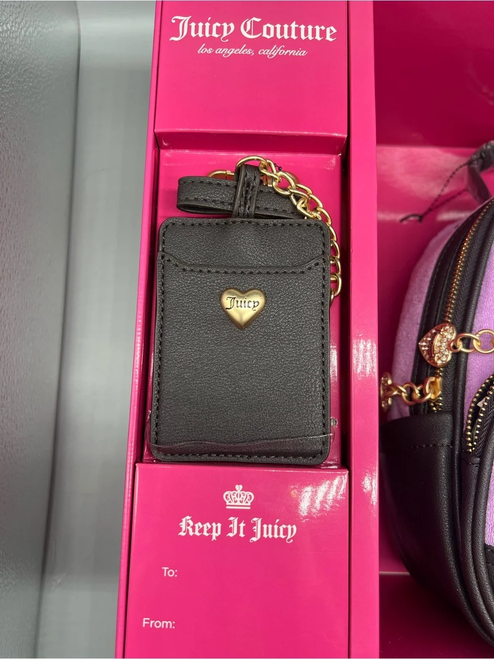 Juicy couture backpack gift set